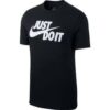 Nike T-Shirt NSW Just Do It - Sort/Hvid