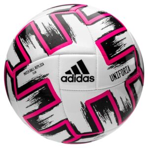 adidas Fodbold Uniforia Club Ball EURO 2020 - Hvid/Sort/Pink