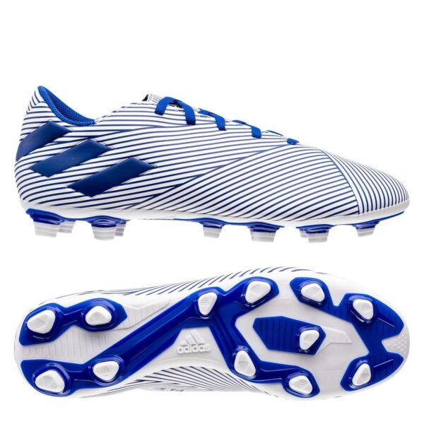adidas Nemeziz 19.4 FG/AG Mutator - Hvid/Blå