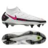 Nike Phantom GT Elite DF SG-PRO Anti-Clog Daybreak - Hvid/Pink/Sort