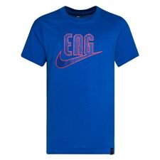 England T-Shirt Training Ground EURO 2020 - Blå/Rød Børn