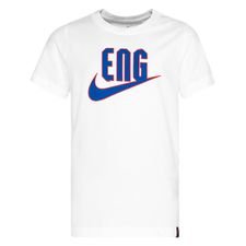 England T-Shirt Training Ground EURO 2020 - Hvid/Blå Børn