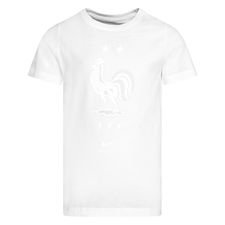 Frankrig T-Shirt Crest - Hvid Børn