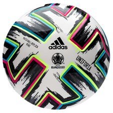 adidas Fodbold Uniforia Mini EURO 2020 - Hvid/Sort/Grøn/Turkis