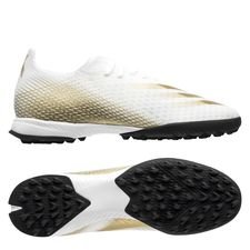 adidas X Ghosted .3 TF Inflight - Hvid/Guld/Sort