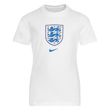 England T-Shirt Evergreen EURO 2020 - Hvid/Blå Børn