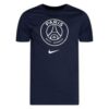 Paris Saint-Germain T-Shirt Crest - Navy/Hvid Børn
