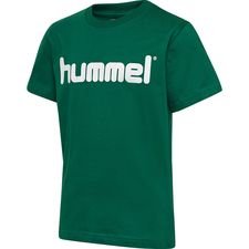 Hummel Go Cotton Logo T-Shirt - Grøn Børn