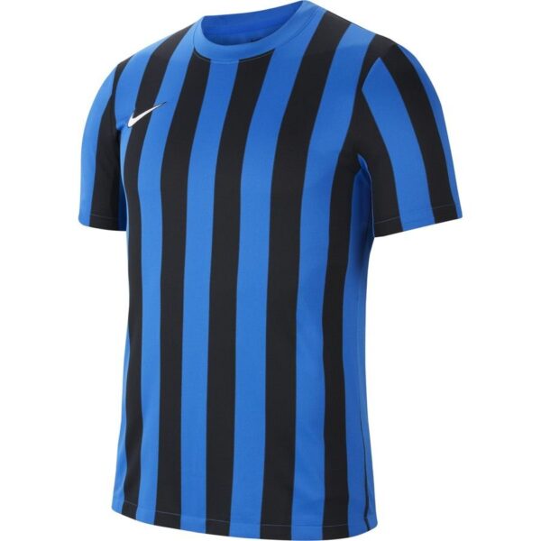 Nike Spilletrøje DF Striped Division IV - Blå/Sort/Hvid