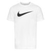 Nike T-Shirt NSW Icon Swoosh - Hvid/Sort