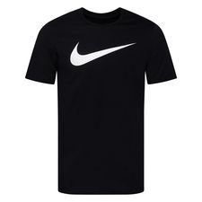 Nike T-Shirt NSW Icon Swoosh - Sort/Hvid