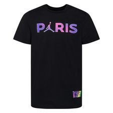 Paris Saint-Germain T-Shirt Wordmark Jordan x PSG - Sort/Lilla