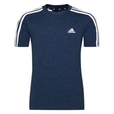adidas T-Shirt 3-Stripes - Navy/Hvid Børn