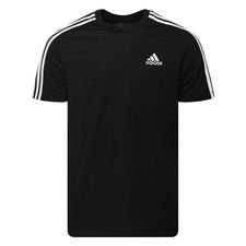 adidas T-Shirt 3-Stripes - Sort/Hvid