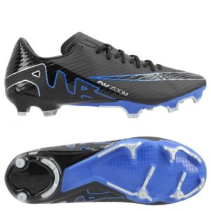 Nike Air Zoom Mercurial Vapor 15 Academy MG Shadow - Sort/Krom/Blå, størrelse 42½